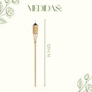 Tocheiro De Bambu Decorativo Natural Jardim Área Externa