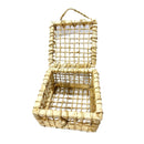 Caixa Baú De Palha De Milho 19x19x13