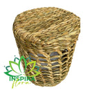 Cesto Palha Taboa Vasado Tamanho 30x30