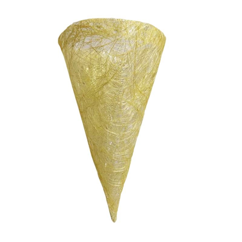 Buque Indonésia de Fibra Natural - Formato Cone 15x30cm