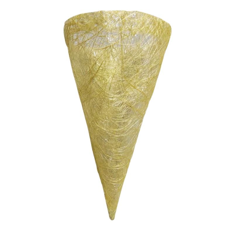 Buque Indonésia de Fibra Natural - Formato Cone 15x30cm