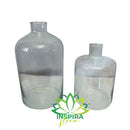 Kit 2 Vaso Garrafa Vidro