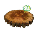 Bolachão De Madeira De 30cm Rústico Tábua Churrasco Decoração