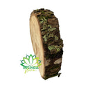 Bolachão De Madeira Pequena De 17cm Rústico Tábua Churrasco