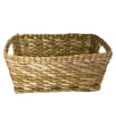 Cesto Organizador Taboa Palha Com Pegador Casa Decoração