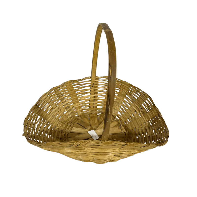 1 Bandejão De Bambu Oval Cesta Fraldeira 38cm Ref 813