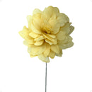 1 Flor de Folha Quina Com Arame Dobrável Desidratada - Alvejada