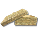 Caixa Baú De Taboa Com Tampa Madeira Revestido Palha Taboa