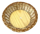 Bandeja Cesta Bacia De Pães 12x40cm Vime Reforçado Padaria Cor Marrom
