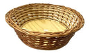 Bandeja Cesta Bacia De Pães 12x40cm Vime Reforçado Padaria Cor Marrom