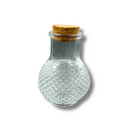 Garrafinha Bujão Com Rolha Vidro Decorativo 50 Ml Arranjo