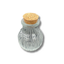 Garrafinha Vidro Riscado Com Rolha Decoração Solitário 50 Ml