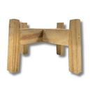 1 Suporte G Tripé De Madeira Decoração Planta Para Vasos