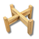 1 Suporte G Tripé De Madeira Decoração Planta Para Vasos