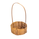 Cesta Fraldeira Bambu Redondo 20Cm Decorativo Presente