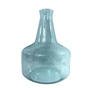 Vaso Garrafa Passione De Vidro Com Mini Latania Decoração