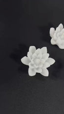 Mini Vela Decorativa Flor De Lótus Pequena 7cm Decoração
