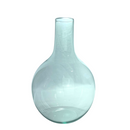 Vaso Garrafa De Vidro Berna E Latania Decoração Luxo Arranjo