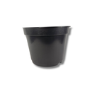 Vaso Plástico Preto Polipropileno 35cm Com Furos De Drenagem