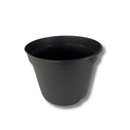 Vaso Plástico Preto Polipropileno 42cm Planta Furos Drenagem