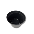 Vaso Plástico Preto Polipropileno 42cm Planta Furos Drenagem