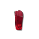 Vaso De Vidro Coração Vermelho 22cm Romântico Flores Quarto