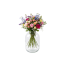 Vaso De Vidro Netuno Transparente Decorativo Flores Arranjos